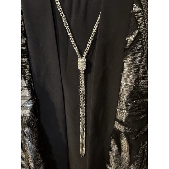 R & M Richards 16W Black 3 Pc Set Jacket Pant Suit Party Wedding Guest $190 NEW - Picture 8 of 16